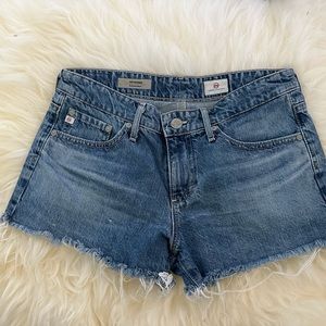 AG The Bonnie Distressed jean shorts 26